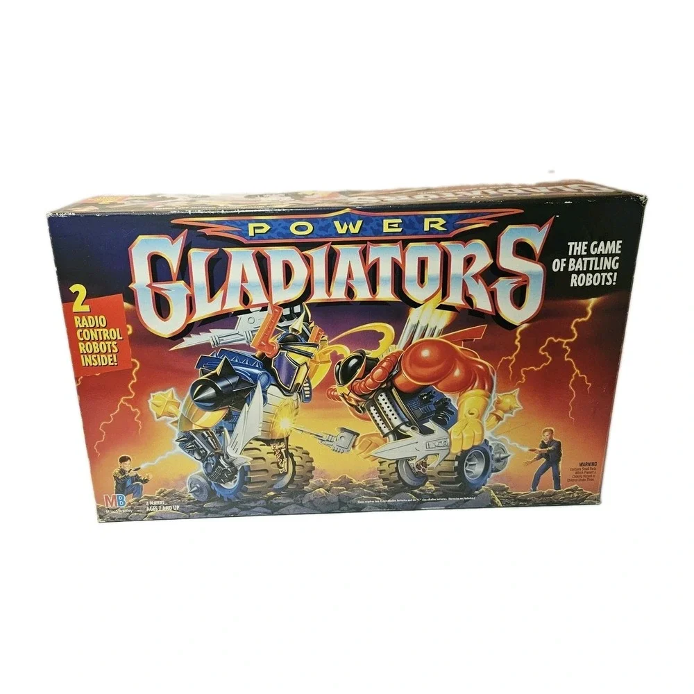 Power Gladiators The Game Of Battling Robots By Milton Bradley 1993 Rare Find